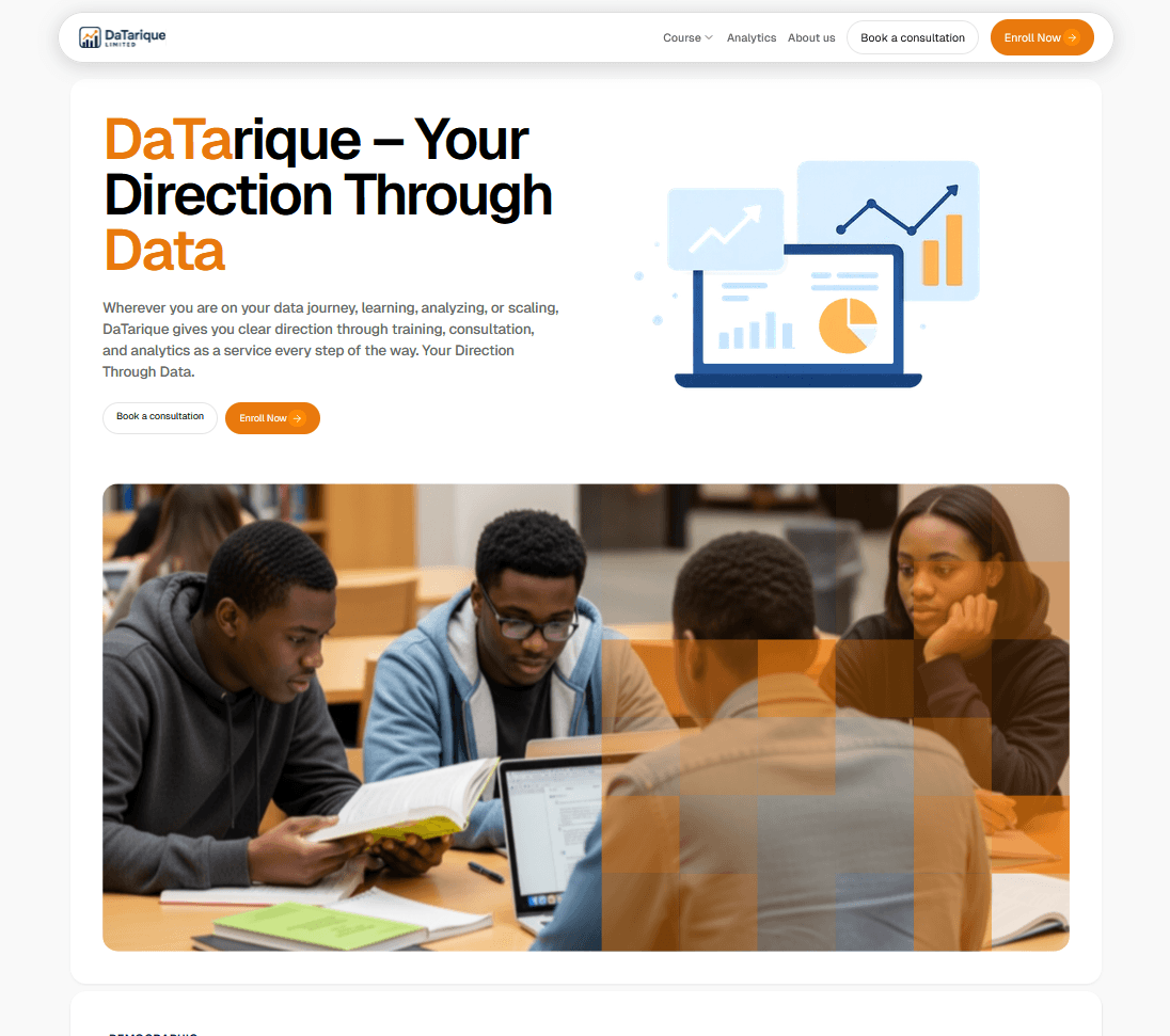 DaTarique interface